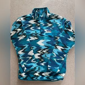 Patagonia Synchilla Fleece Pullover Southwestern Aztec Print Size Medium Womens